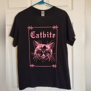 Catbite Gildan black T-shirt Sz Medium